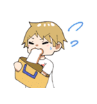 かなちゃんとてるくんのラブラブな日常（個別スタンプ：28）