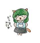 ほのぼのとした子どもの日常 猫編ฅ・ω・ฅ（個別スタンプ：6）
