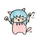 ほのぼのとした子どもの日常 猫編ฅ・ω・ฅ（個別スタンプ：21）