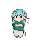 ほのぼのとした子どもの日常 猫編ฅ・ω・ฅ（個別スタンプ：22）