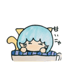 ほのぼのとした子どもの日常 猫編ฅ・ω・ฅ（個別スタンプ：24）