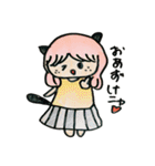 ほのぼのとした子どもの日常 猫編ฅ・ω・ฅ（個別スタンプ：28）