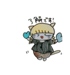 ほのぼのとした子どもの日常 猫編ฅ・ω・ฅ（個別スタンプ：36）
