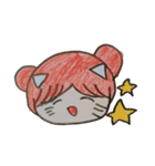 ほのぼのとした子どもの日常 猫編ฅ・ω・ฅ（個別スタンプ：40）