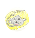 こあらスタンプ こども手書きスタンプ（個別スタンプ：6）