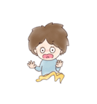 女の子とパン（個別スタンプ：5）