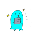 明るくなったバケちゃん（個別スタンプ：4）