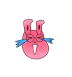 うさぎとメガネ（個別スタンプ：5）