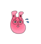うさぎとメガネ（個別スタンプ：13）