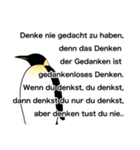 ダンディペンギン ドイツ語版（個別スタンプ：13）