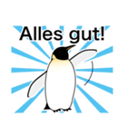 ダンディペンギン ドイツ語版（個別スタンプ：18）