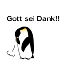 ダンディペンギン ドイツ語版（個別スタンプ：28）