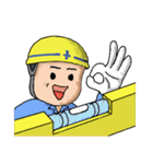 ヘルメットよし男（個別スタンプ：13）