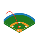 野球実況応援！バッティング（個別スタンプ：30）