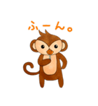 おさるのスタンプ。2（個別スタンプ：4）