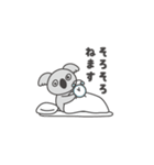 真顔コアラの丁寧な暮らし（個別スタンプ：16）