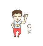 ゆるゆ～る男子スタンプ（個別スタンプ：1）