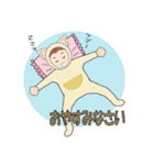毎日使えるスタンプ【猫着ぐるみ編】（個別スタンプ：7）