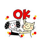 ねこさんと友達のワンさん（個別スタンプ：11）