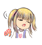 ツインテール 女の子（個別スタンプ：1）