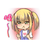 ツインテール 女の子（個別スタンプ：2）