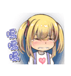 ツインテール 女の子（個別スタンプ：3）