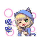 ツインテール 女の子（個別スタンプ：6）