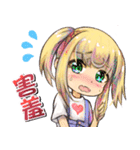 ツインテール 女の子（個別スタンプ：8）