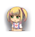 ツインテール 女の子（個別スタンプ：14）