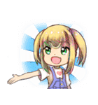 ツインテール 女の子（個別スタンプ：22）