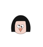 休日のおかっぱ（個別スタンプ：8）