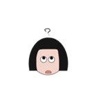 休日のおかっぱ（個別スタンプ：9）