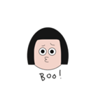 休日のおかっぱ（個別スタンプ：14）