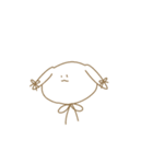 ぬいうさと女氏(じょし)。（個別スタンプ：8）