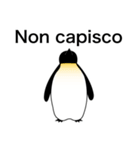 ダンディペンギン イタリア語版（個別スタンプ：35）