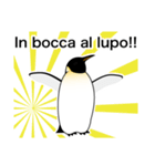 ダンディペンギン イタリア語版（個別スタンプ：40）