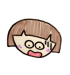 ぱっつん気まま女子（個別スタンプ：7）