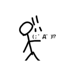 棒人間＆顔文字スタンプ（個別スタンプ：20）