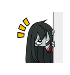 赤い服の少女ー栗ちゃん（個別スタンプ：1）