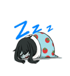 赤い服の少女ー栗ちゃん（個別スタンプ：3）