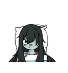 赤い服の少女ー栗ちゃん（個別スタンプ：6）
