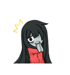 赤い服の少女ー栗ちゃん（個別スタンプ：11）