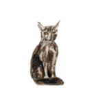 cats in crayon 2（個別スタンプ：2）