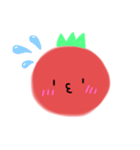 赤いトマトさん（個別スタンプ：4）