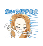 わんちゃんと女の子の日常〜敬語ver.〜（個別スタンプ：21）