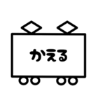 モノトーン日常会話（個別スタンプ：35）