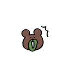 おクマさん（個別スタンプ：35）
