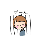毎日使える。ゆるくてシンプルな女の子（個別スタンプ：26）