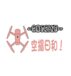 DRONE ドローン  空撮用のスタンプ（個別スタンプ：4）