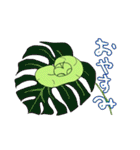 いもむし"カーリー” 夏休みも一緒だよ！（個別スタンプ：40）